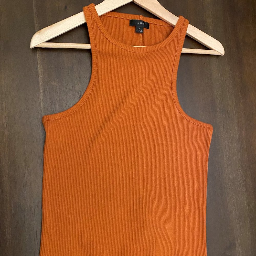 J CREW Orange Crop Tank